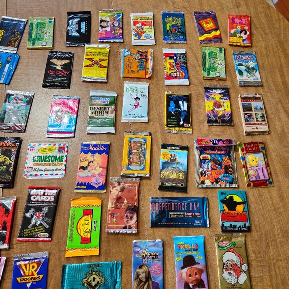 1990s Trading Card Packs Lot of 14 Unopened - Picture 8 of 8